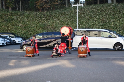 和太鼓の演奏会を行いました