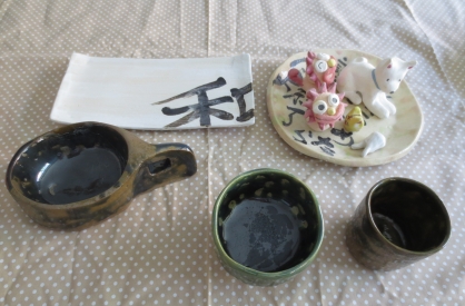 精神科OTプログラムの陶芸にて