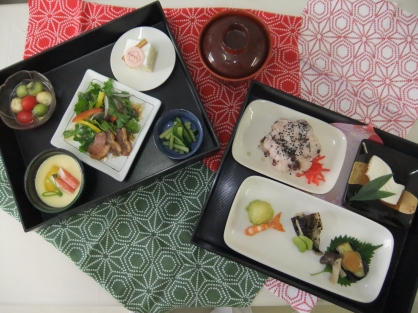 栄養課　お誕生日御膳をリニューアルいたしました！