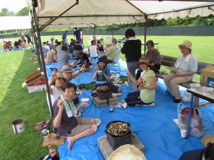 三愛病院　恒例行事　野外食！！