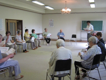 老人クラブにお邪魔してきました♪　あおい（愛桜）