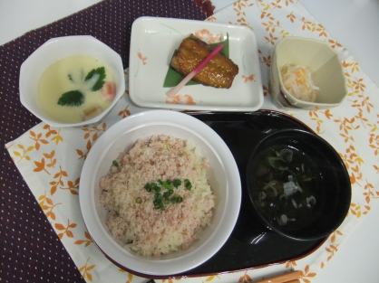 栄養課　文化の日・開院記念日・勤労感謝の日　特別メニューを提供いたしました