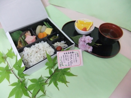 栄養課　お花見御膳をご提供いたしました