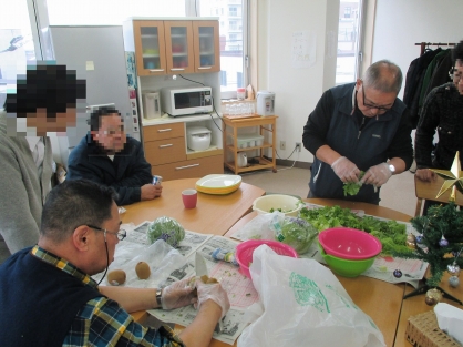 クリスマス会開催―室蘭市相談支援センターらん