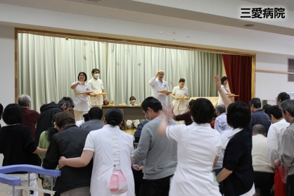 法人各施設で豆まき