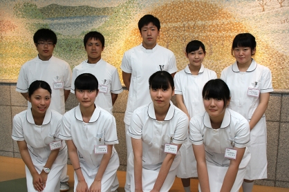 【看護部】ふれあい看護体験が始まりました