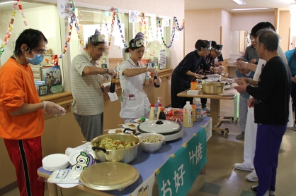 西5階病棟で秋祭りを開催