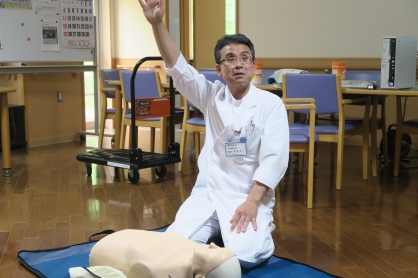 老健でBLS研修を行いました