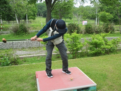 【精神OT】西館5階病棟の患者さんとパークゴルフへ