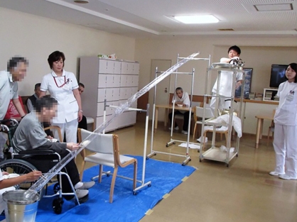 【精神OT】 南館棟3階病棟で流しそうめん