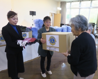 登別ライオンズクラブ様よりタオルの寄贈