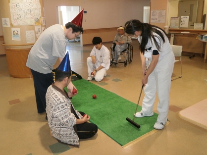 【精神OT】 西5階病棟で秋祭りを開催しました