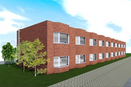 職員宿舎が平成31年2月に完成予定