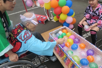 グリーンコート三愛で夏祭りを開催