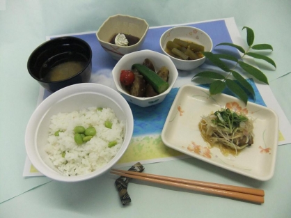 栄養課　お盆メニューをご提供いたしました