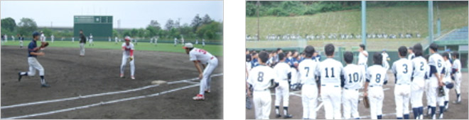 写真:少年野球教室